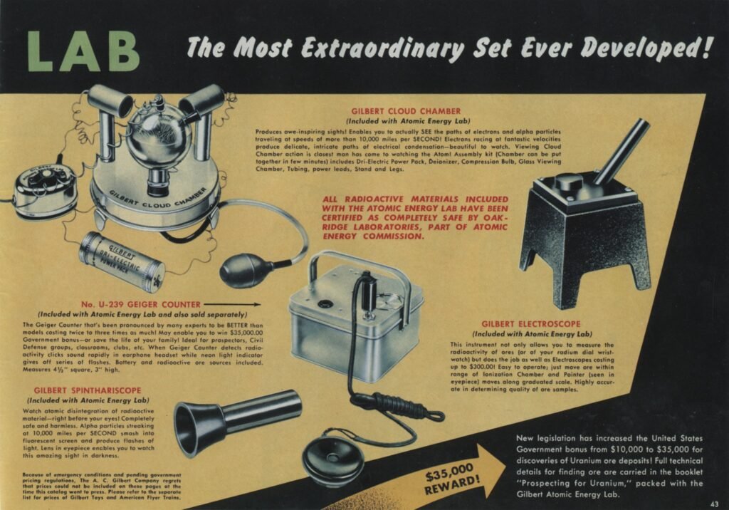 Radioactive Atomic Energy Lab Kit flayer